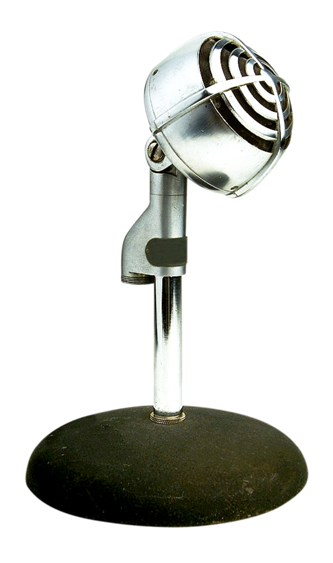 Vintage Microphone Classic Design