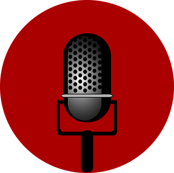 Vintage Microphone Icon PNG with transparent background