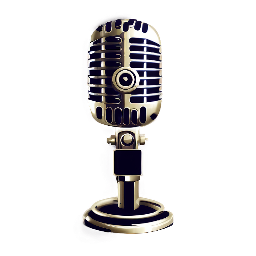 Vintage Microphone Png 27