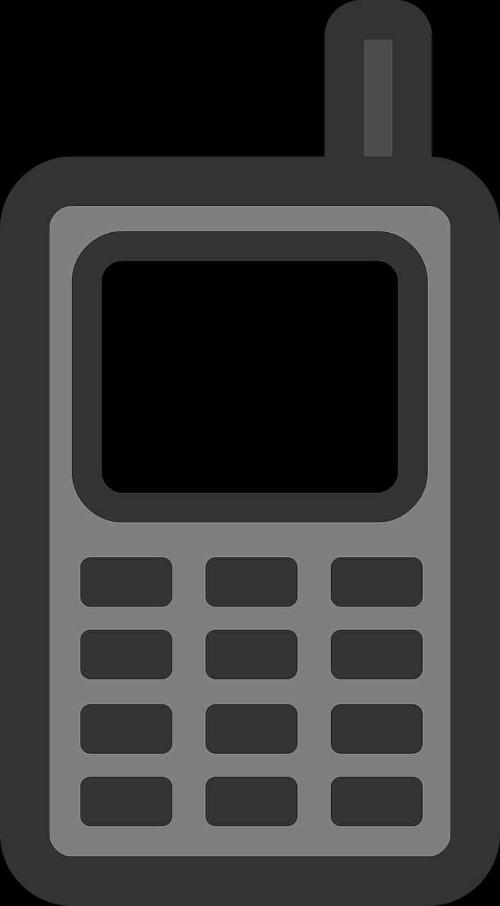 Vintage Mobile Phone Icon