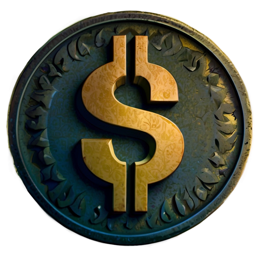 Vintage Money Sign Png 05252024