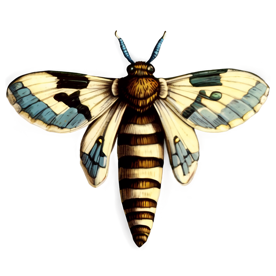 Vintage Moth Illustration PNG 98 PNG image with a transparent background, free high-resolution download