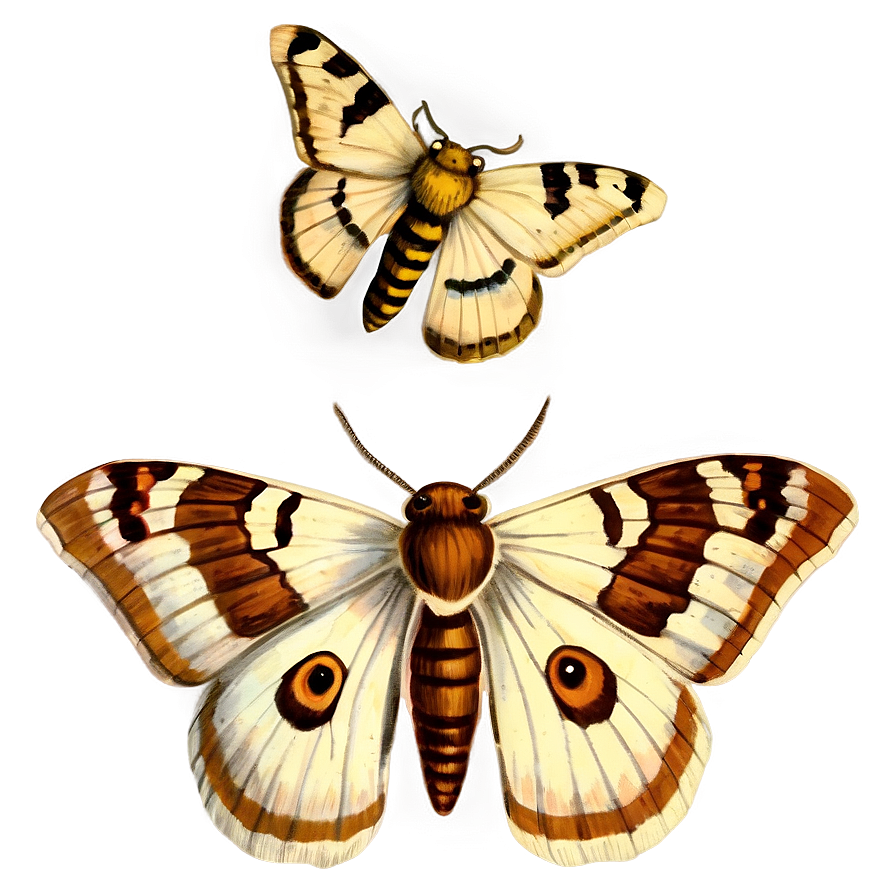 Vintage Moth Illustration PNG mkt45 PNG image with a transparent background, free high-resolution download