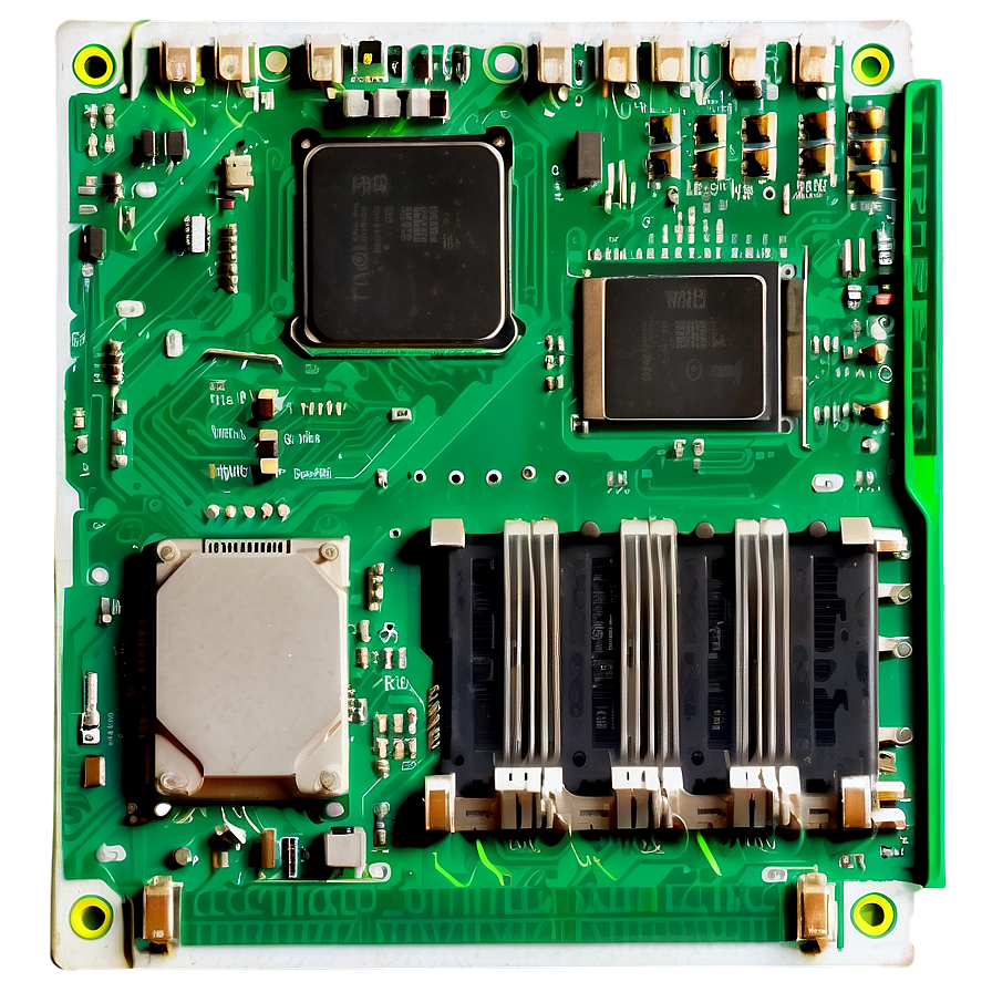 Vintage Motherboard Design Png Nip