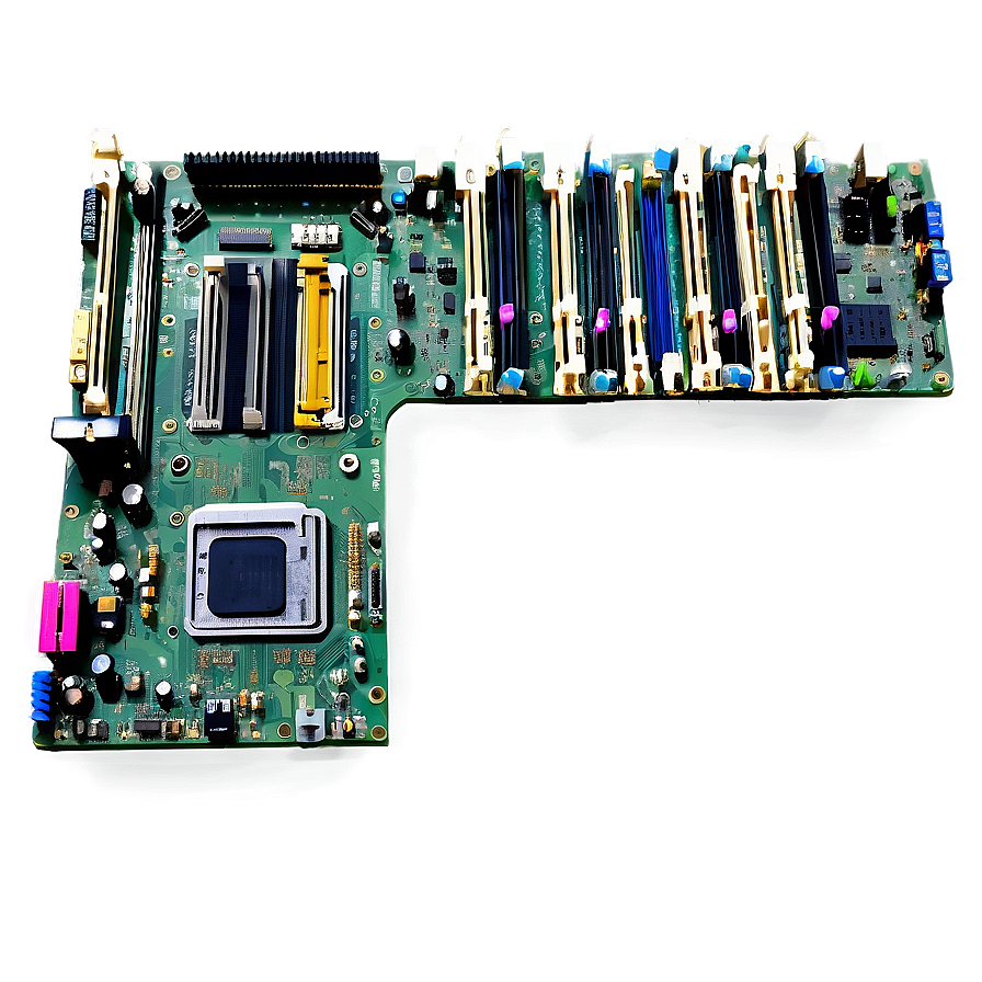 Vintage Motherboard Design Png Xvj89