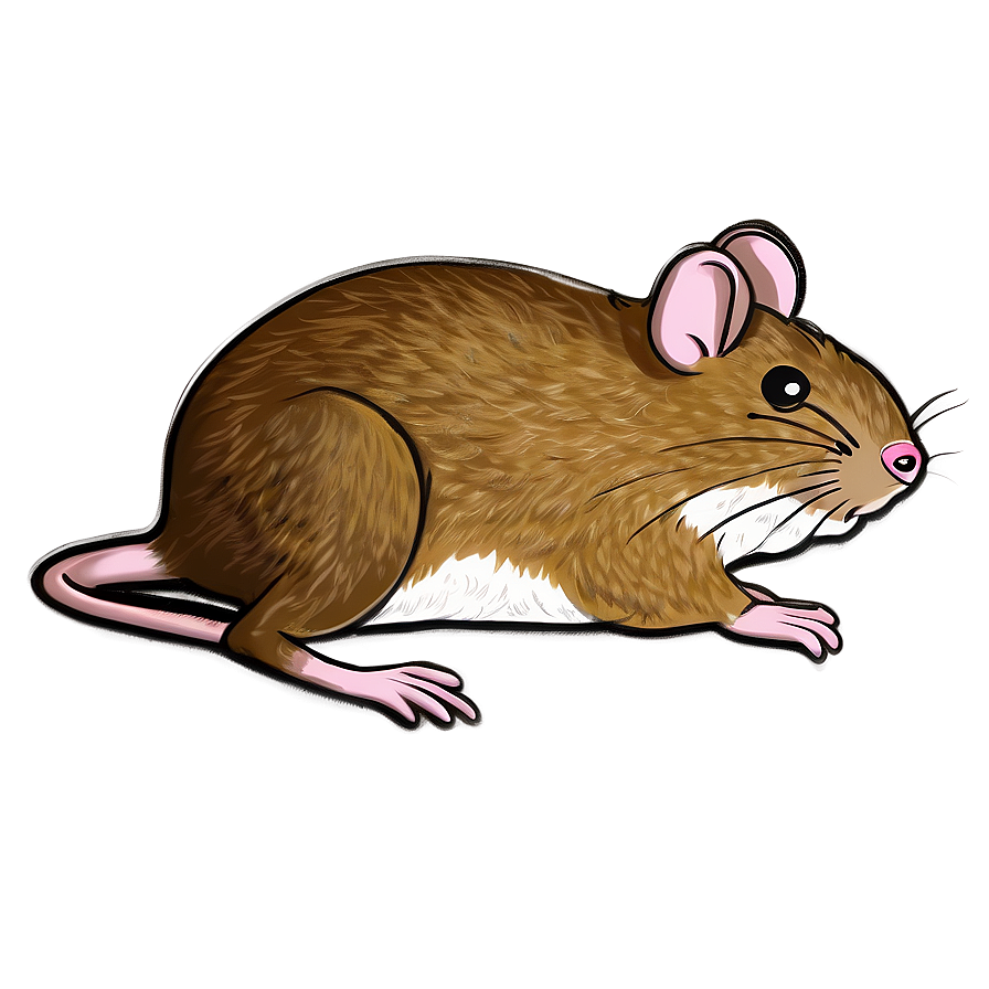 Vintage Mouse Illustration Png 28