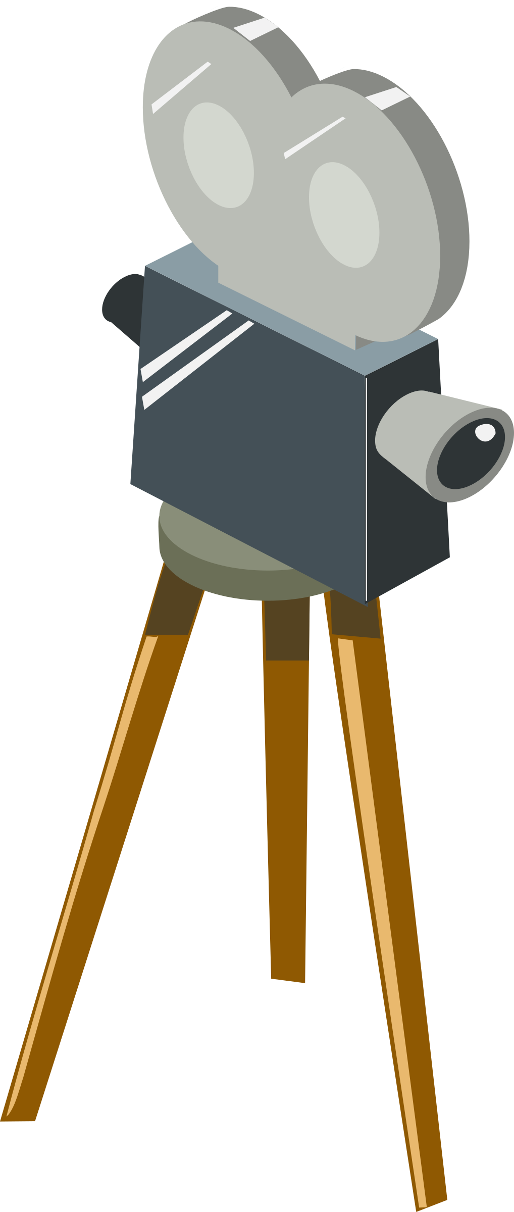 Vintage Movie Camera Illustration