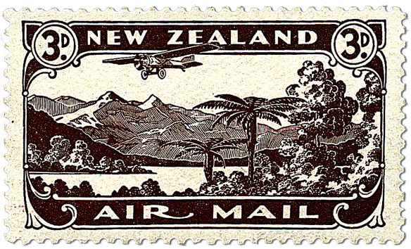 Airmail Stamp Png - Air Mail New Zealand, Transparent Png PNG with transparent background