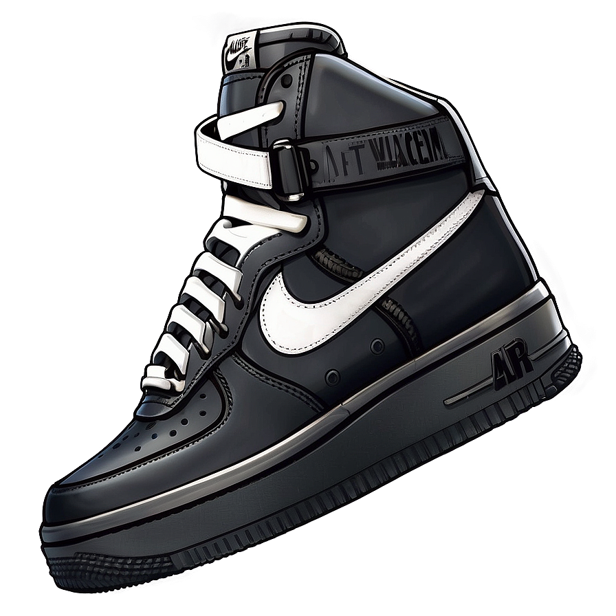 Vintage Nike Air Force 1 Collection Png 06262024