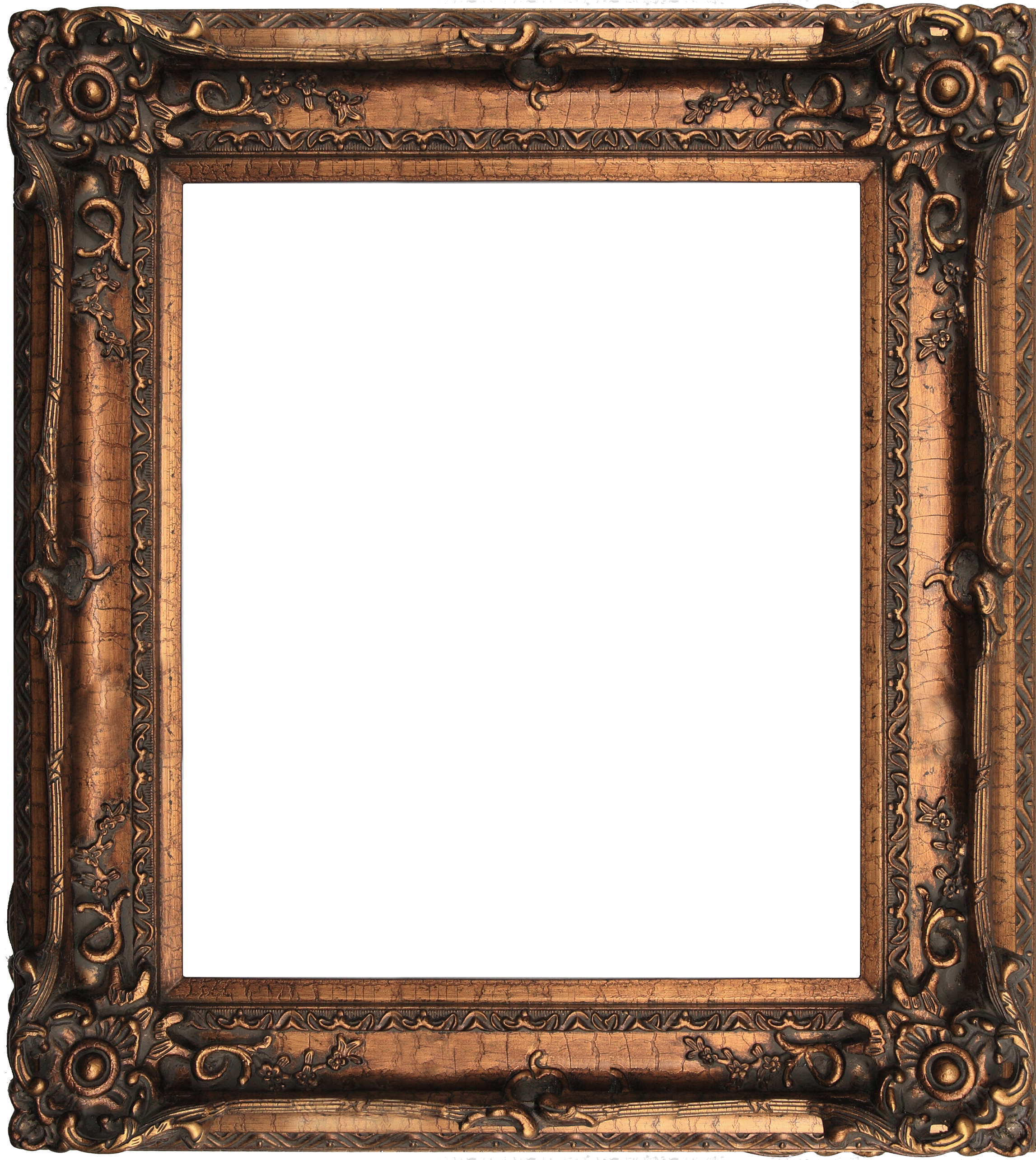 Vintage Ornate Wooden Photo Frame