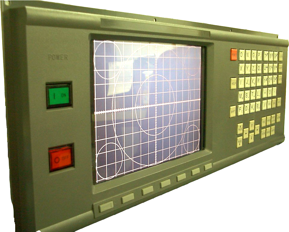 Vintage Oscilloscope Display