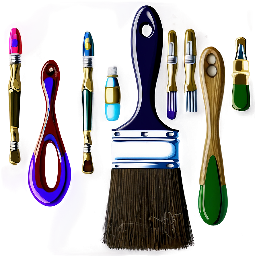 Vintage Paint Brush PNG svo54 PNG with transparent background