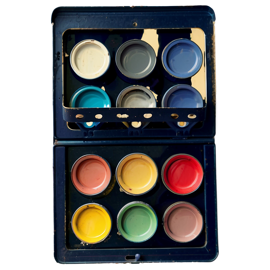 Vintage Paint Palette PNG 28 PNG image with a transparent background, free high-resolution download