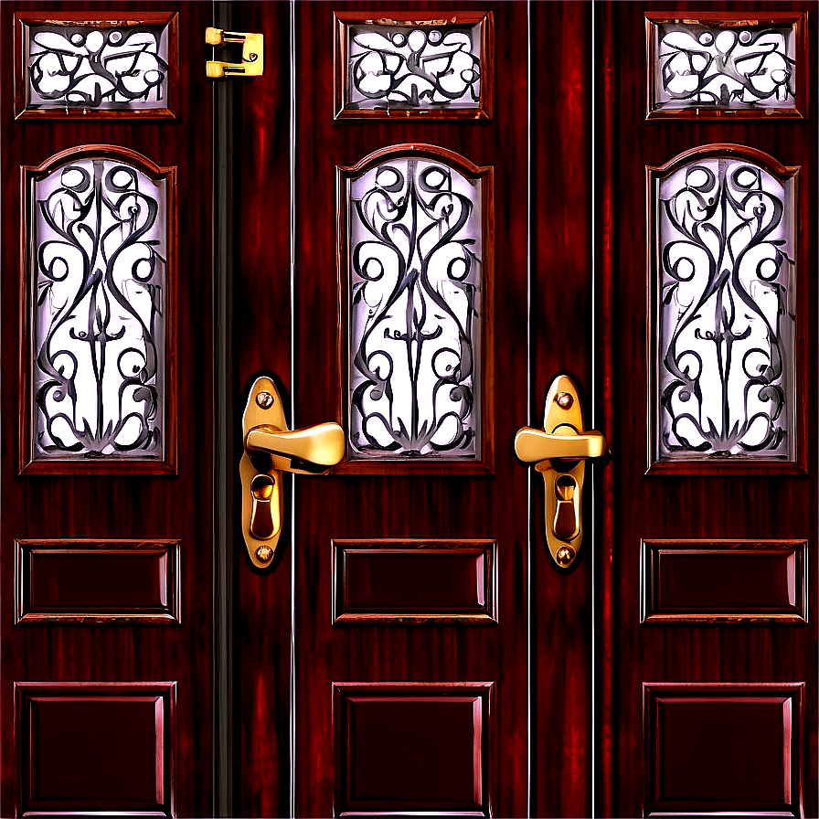 Vintage Panel Door Png 05042024