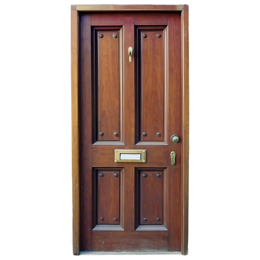 Vintage Panel Door PNG 05042024 PNG image with a transparent background, free high-resolution download