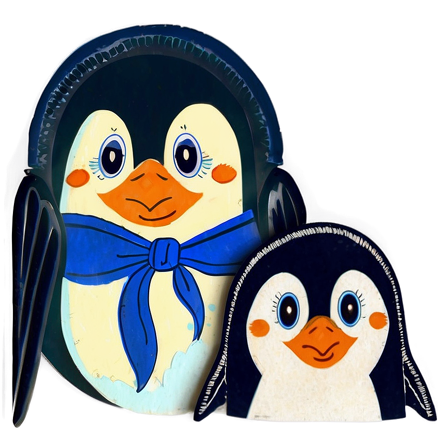 Vintage Penguins PNG 51 PNG with transparent background