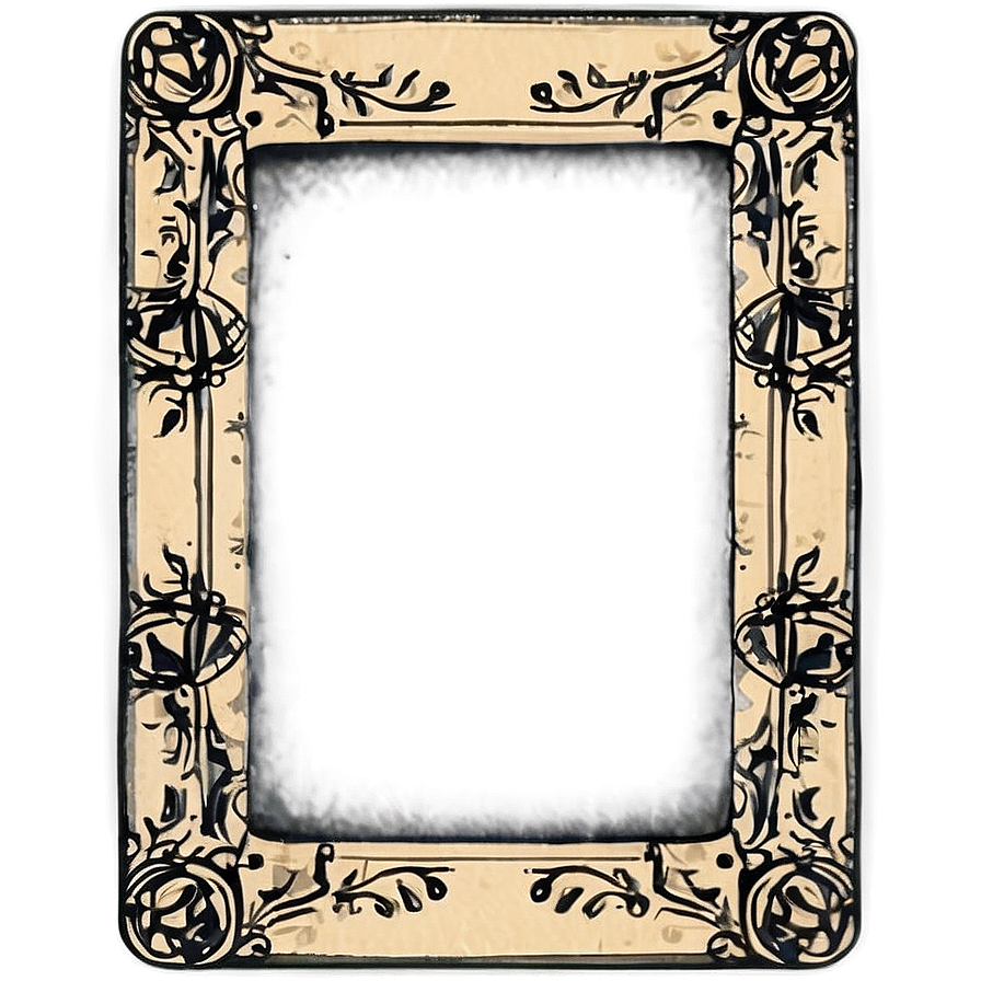 Vintage Photo Border Png 46