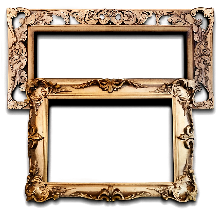 Vintage Photo Frame Design Png 06262024