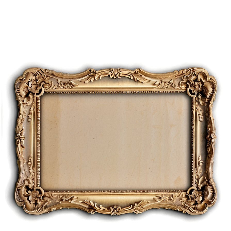 Vintage Photo Frame PNG 11 PNG image with a transparent background, free high-resolution download