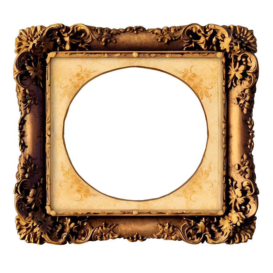 Vintage Photo Frame PNG erd81 PNG image with a transparent background, free high-resolution download