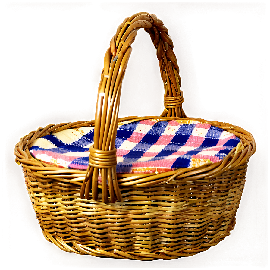 Vintage Picnic Basket Png 06122024