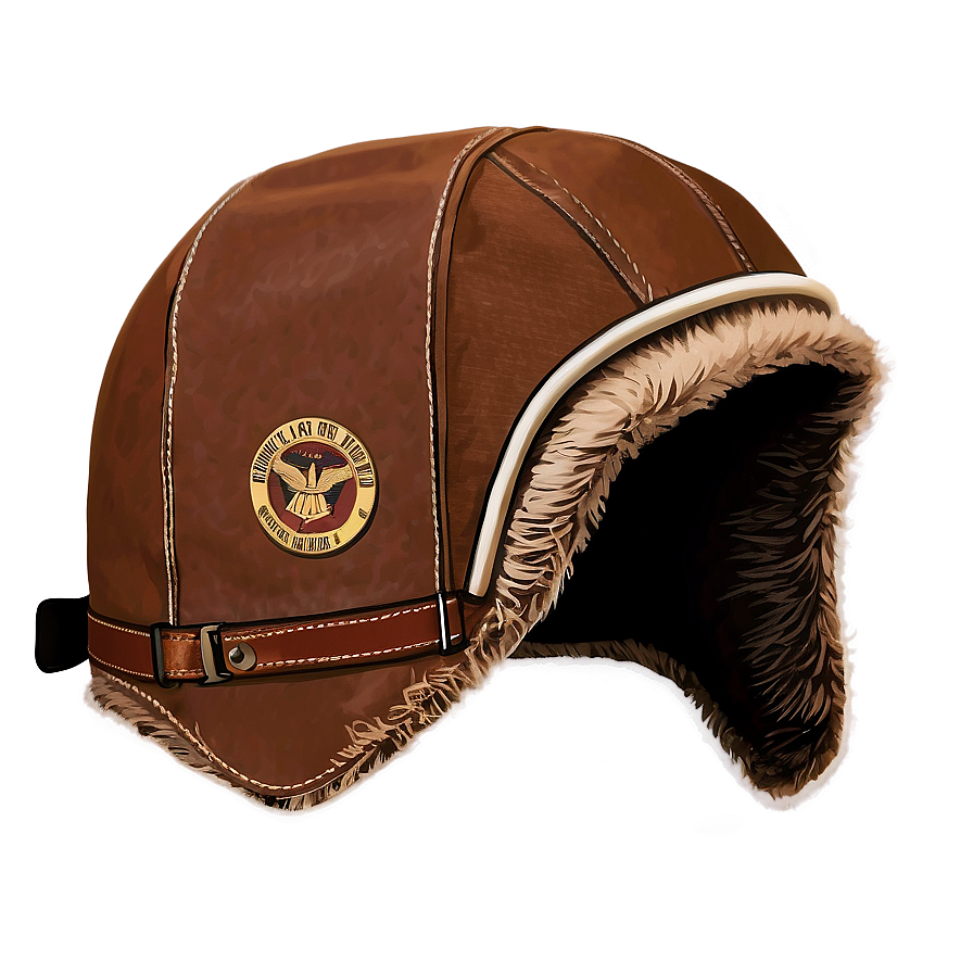 Vintage Pilot Hat PNG 06252024 PNG with transparent background