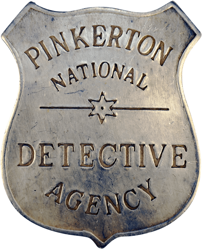Pinkerton Detective Agency Badge - Commemorative Plaque, HD Png Download PNG with transparent background