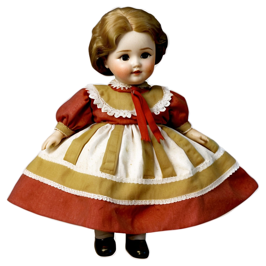 Vintage Porcelain Doll Png 20