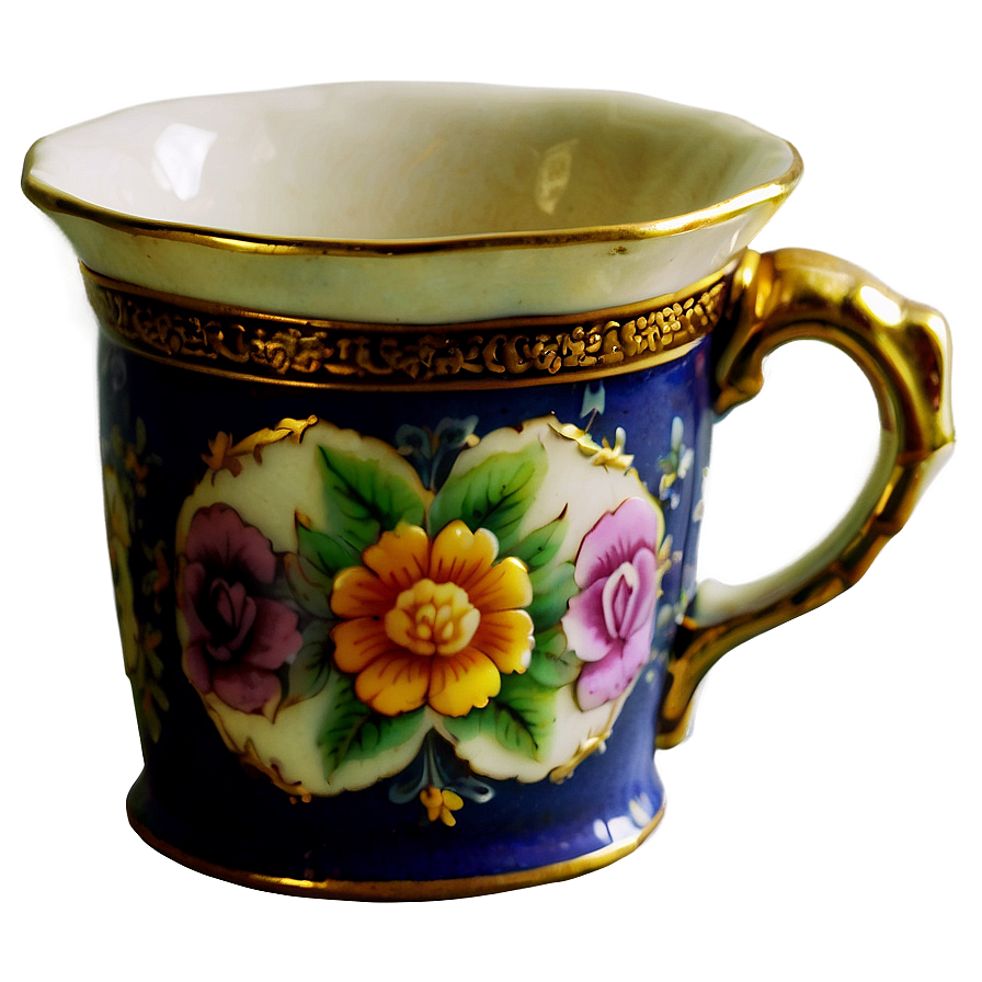 Vintage Porcelain Mug Png Hty