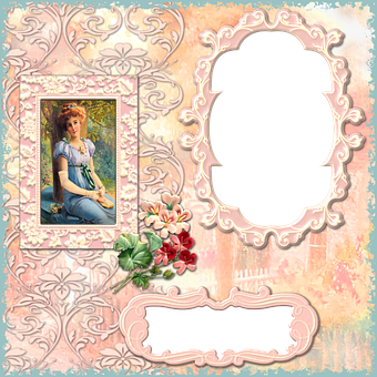 Vintage Portrait Frame Design