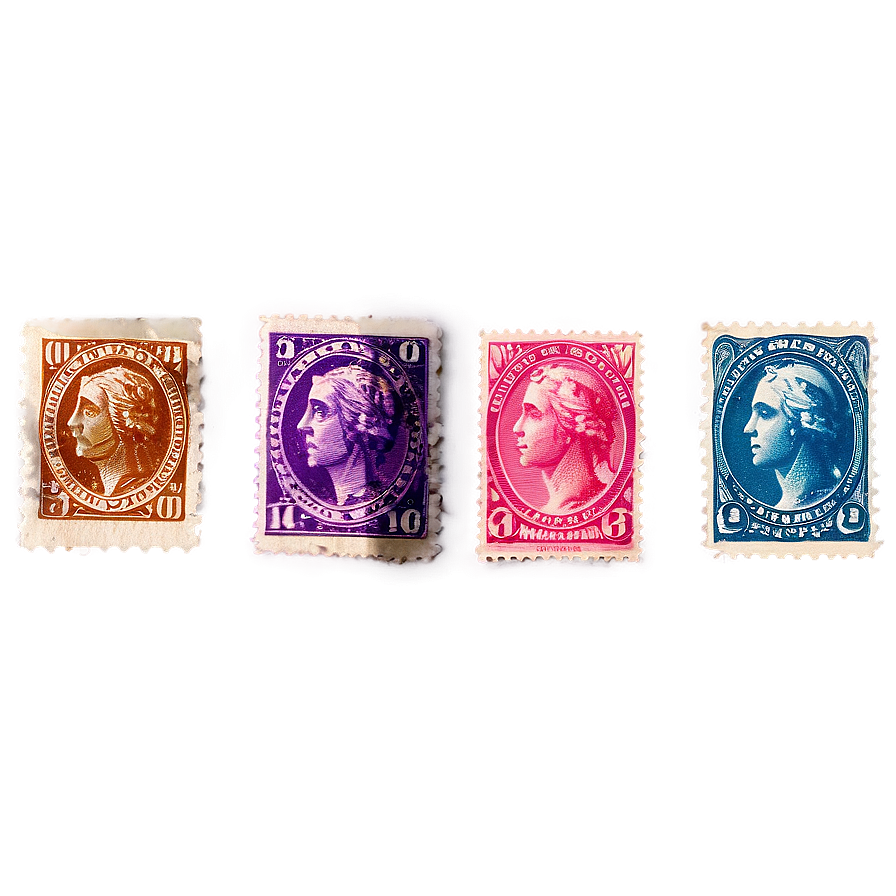 Vintage Postage Stamp Png 17