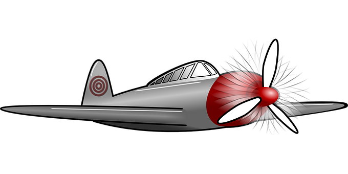 Vintage Propeller Aircraft Illustration PNG with transparent background