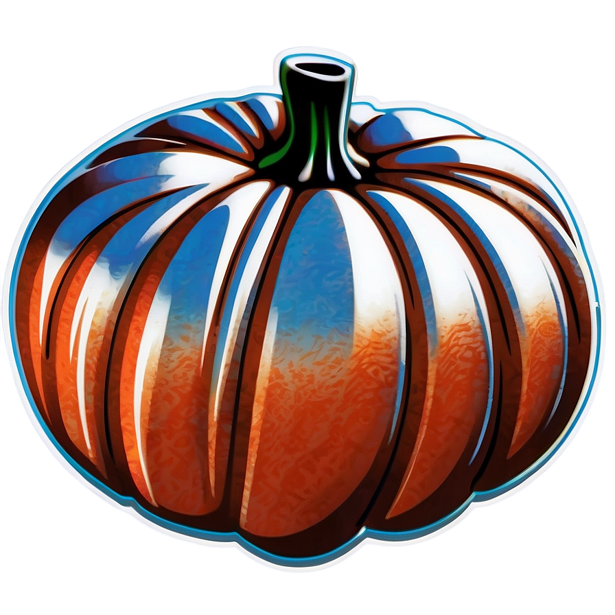 Vintage Pumpkin Outline Picture Png Cbn