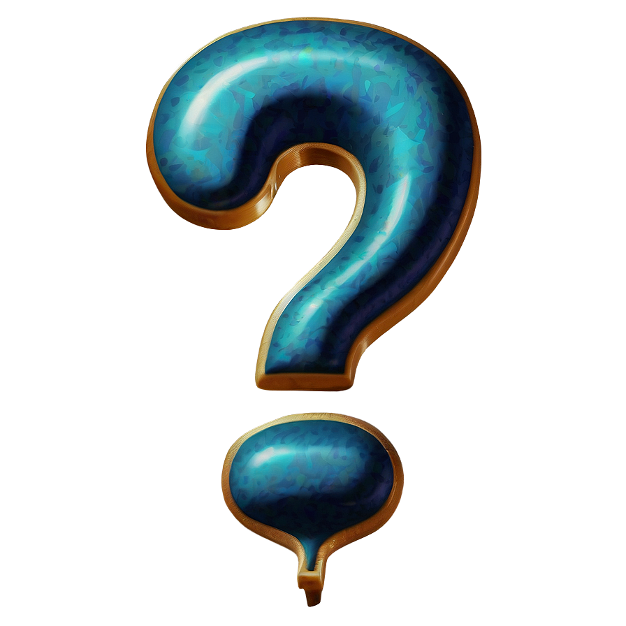 Vintage Question Mark Transparent Png 05262024