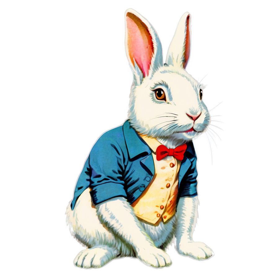 Vintage Rabbit Png 45