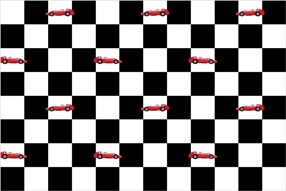 Vintage Racer Wrapping Paper - Red And White Checkered Pattern PNG with transparent background