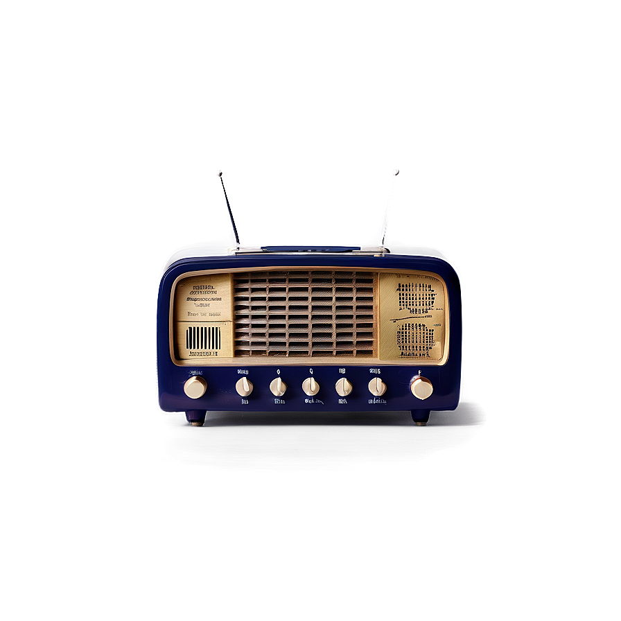 Vintage Radio PNG 05242024 PNG with transparent background