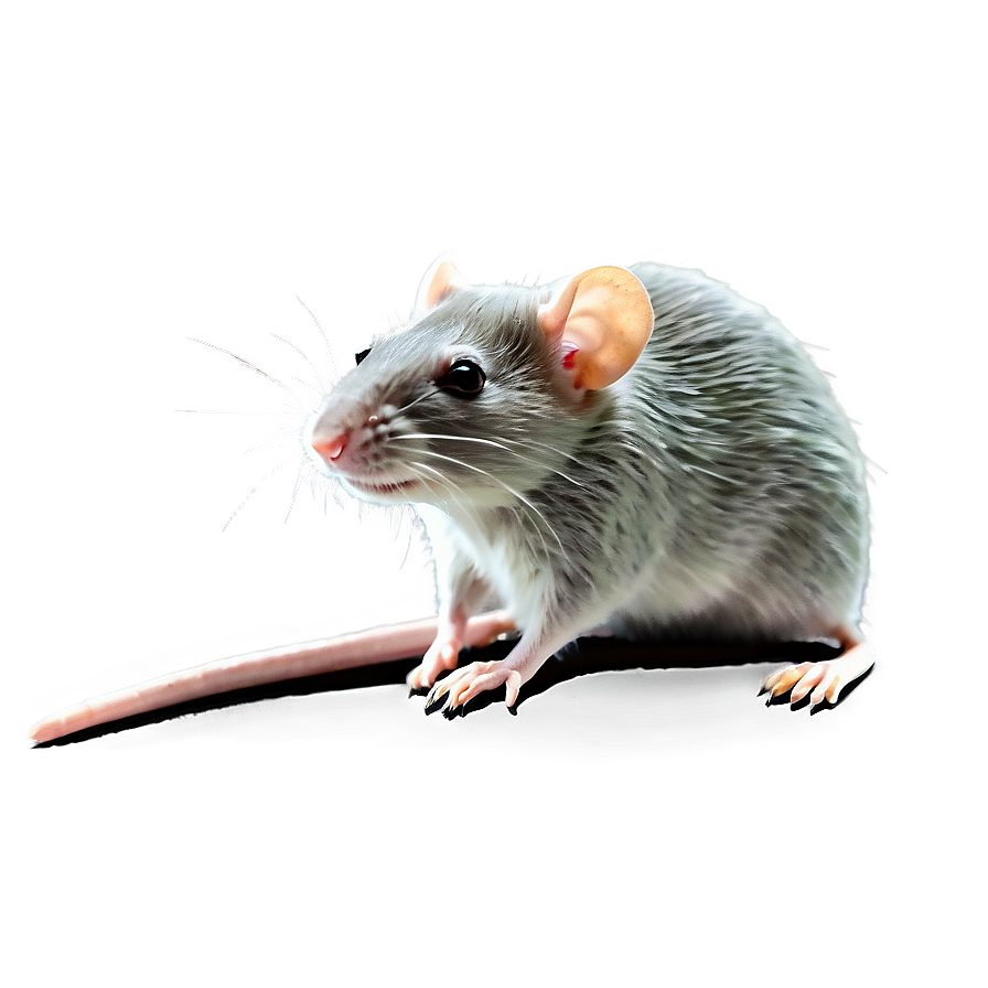 Vintage Rat Drawing PNG 05042024 PNG with transparent background