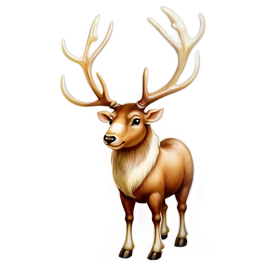 Vintage Reindeer Png Eed88