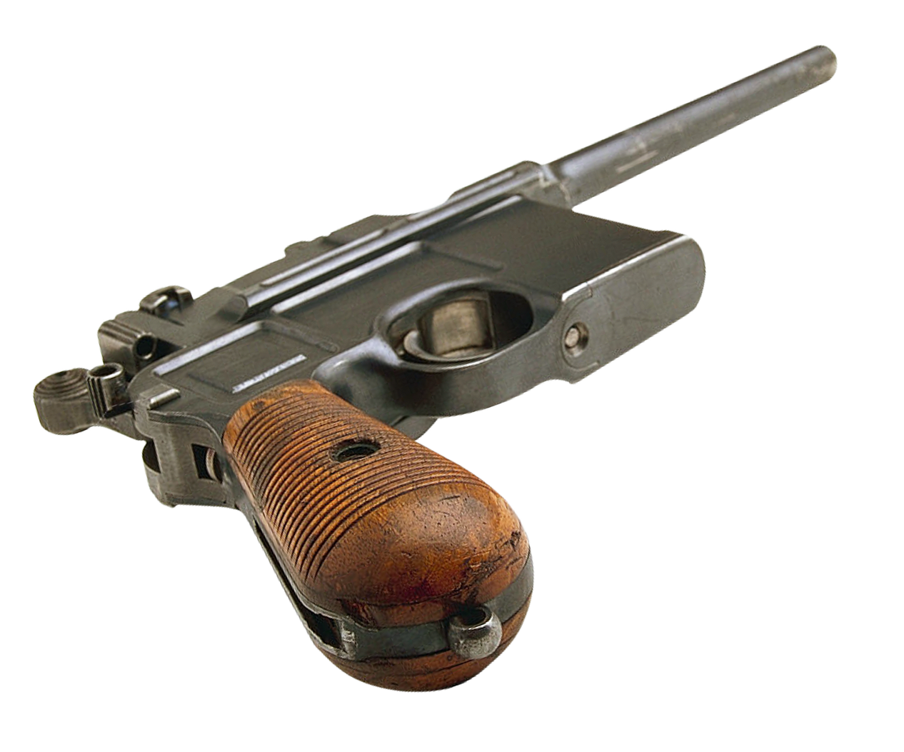 Vintage Revolver Isolated PNG with transparent background
