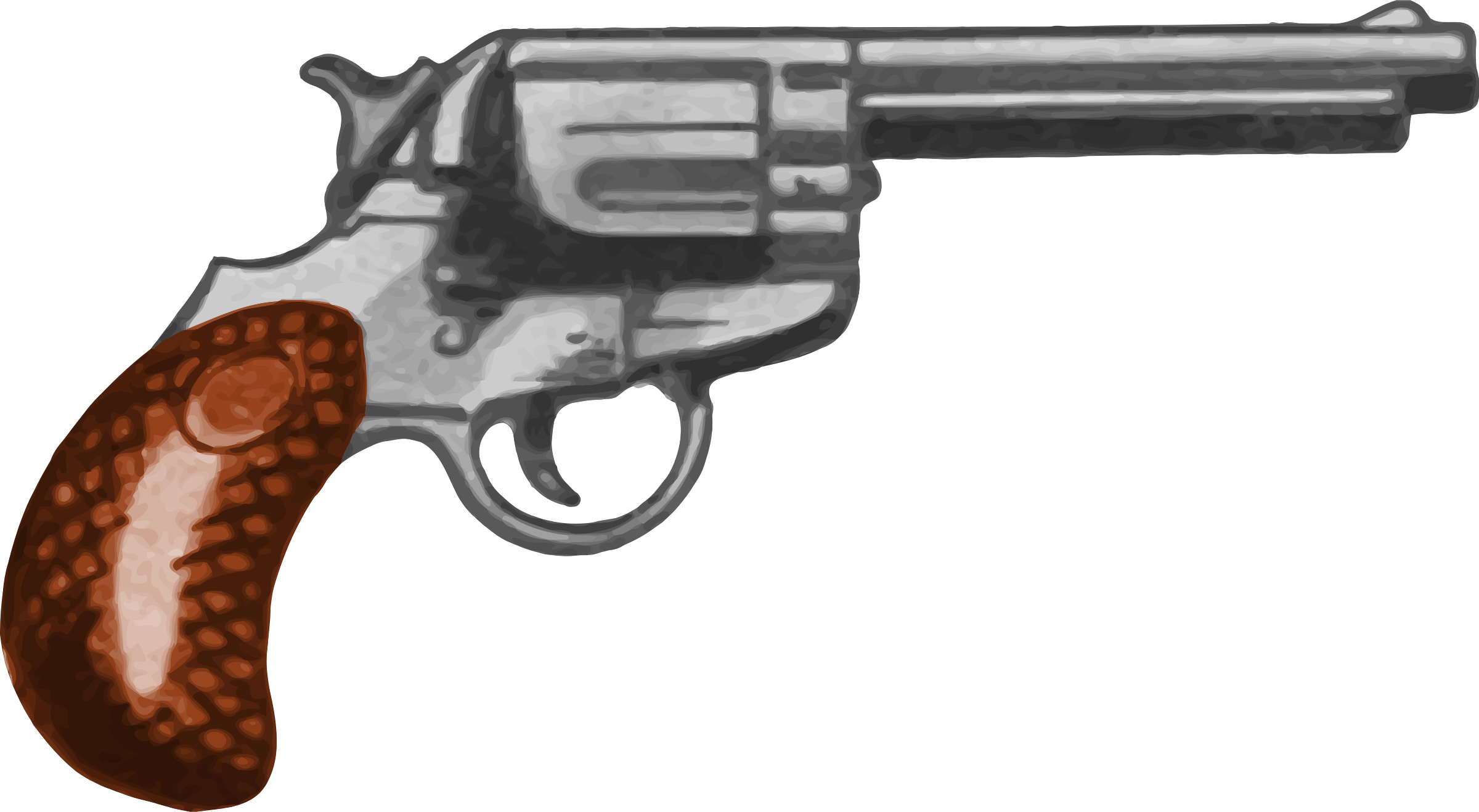 Vintage Revolver Side View