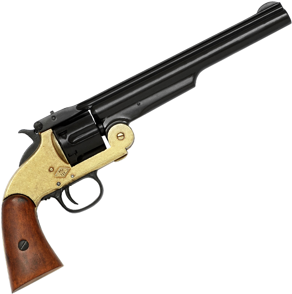 45 Revolver Designed By Smith & Wesson, Usa - Smith And Wesson 1870 Revolver, HD Png Download PNG with transparent background