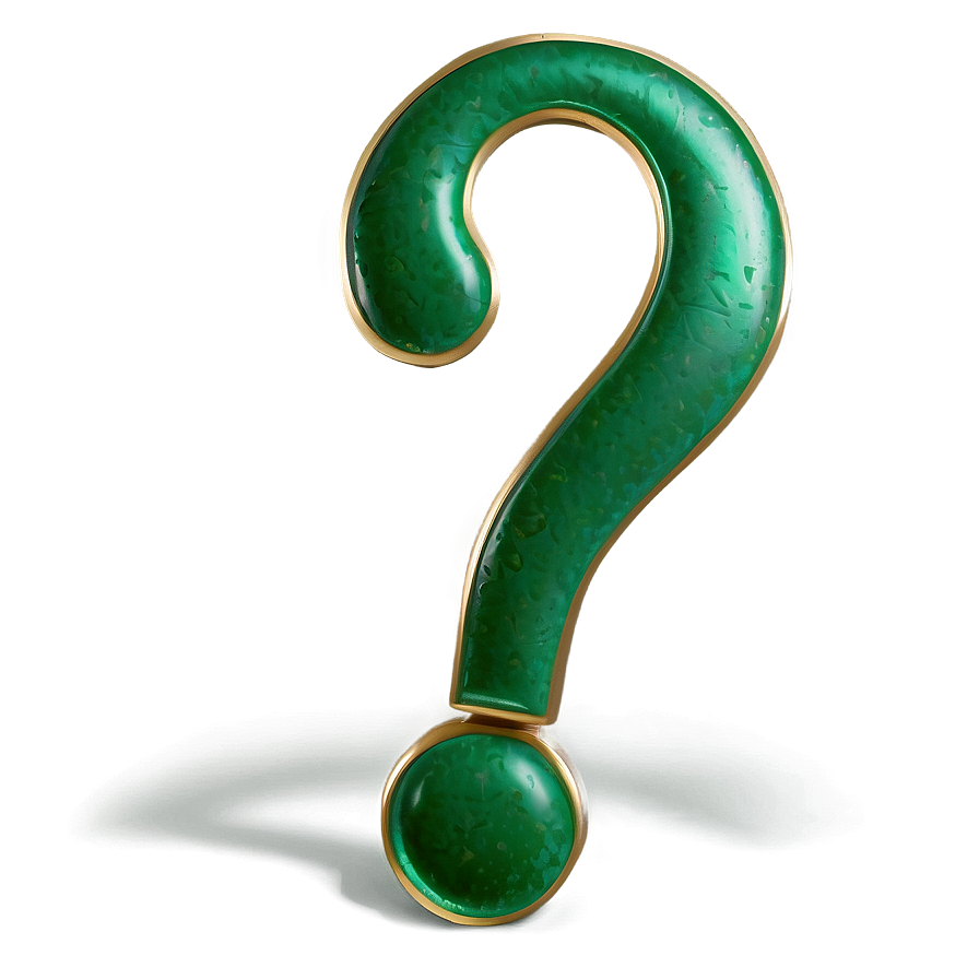 Vintage Riddler Question Mark Png 06282024