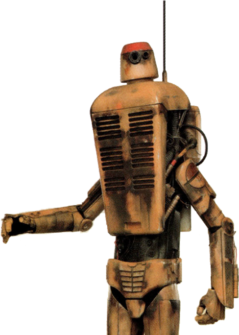 Vintage Robot Model Standing