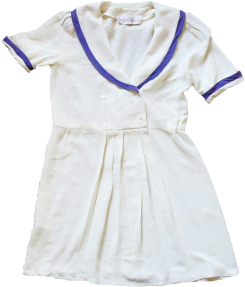 Vintage Sailor Collar Dress