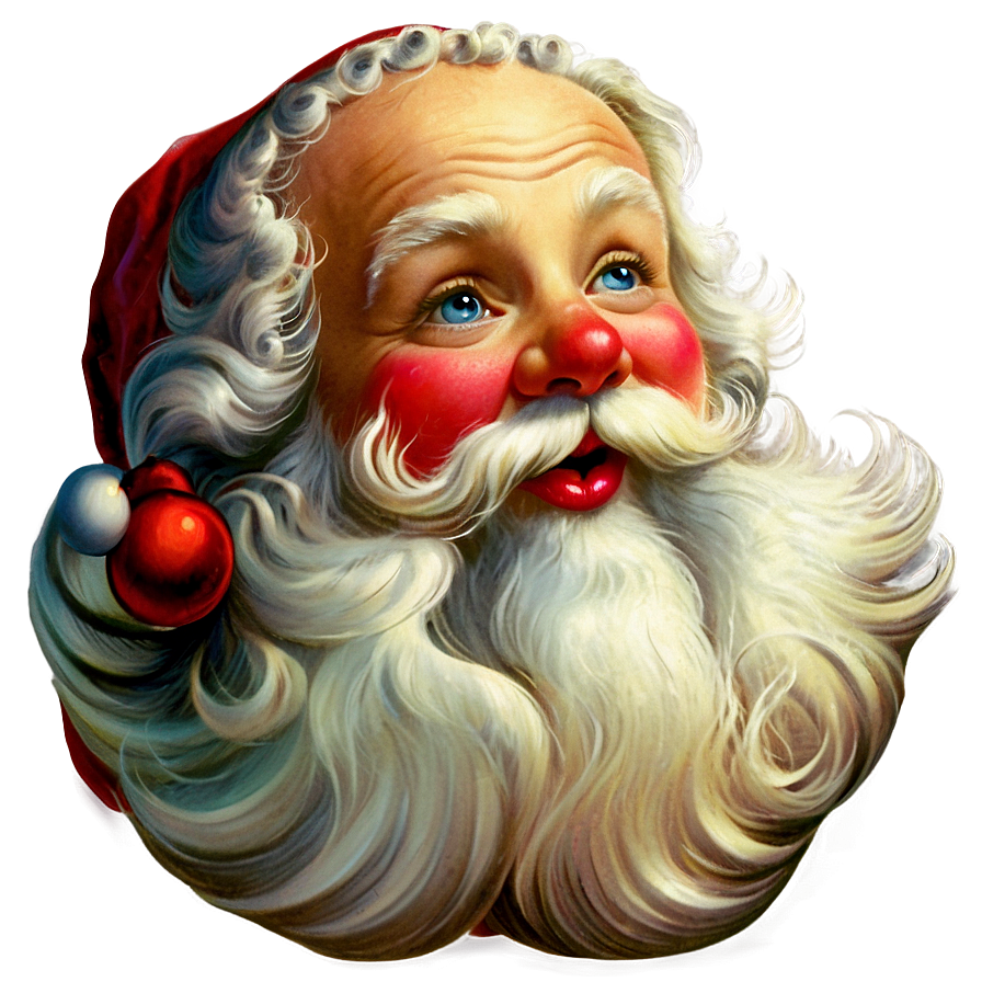 Vintage Santa Claus Png Dem