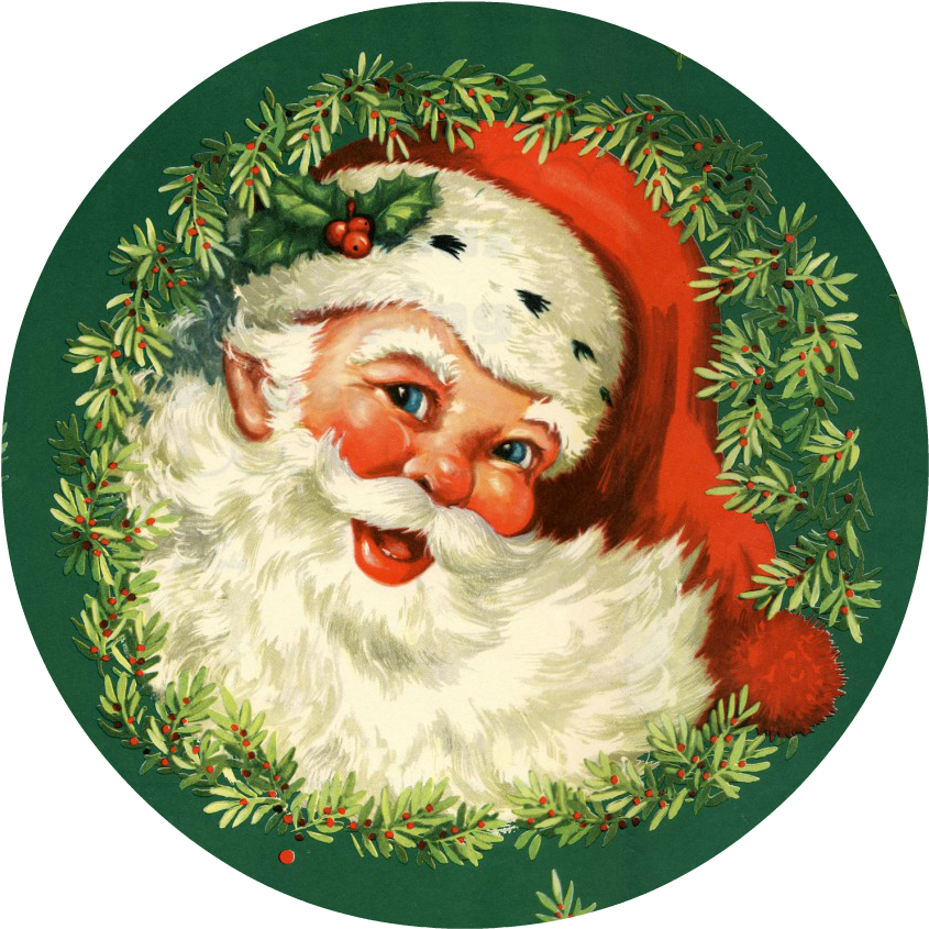 Vintage Santa Claus Portrait