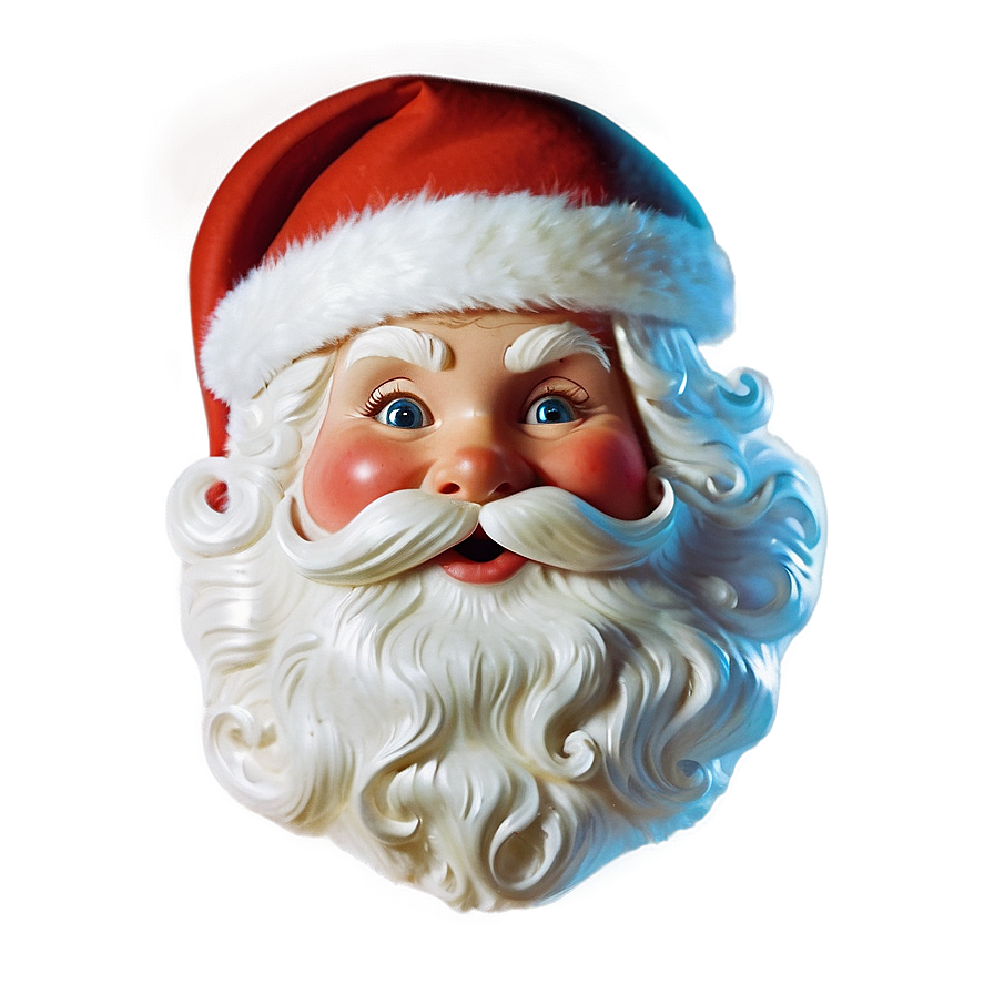 Vintage Santa Face Png 06282024