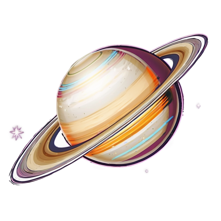 Vintage Saturn Drawing Png Ayc