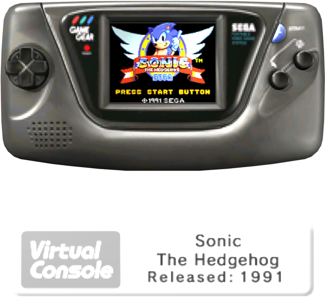 Download Zip Archive - Game Gear Virtual Console, HD Png Download PNG with transparent background
